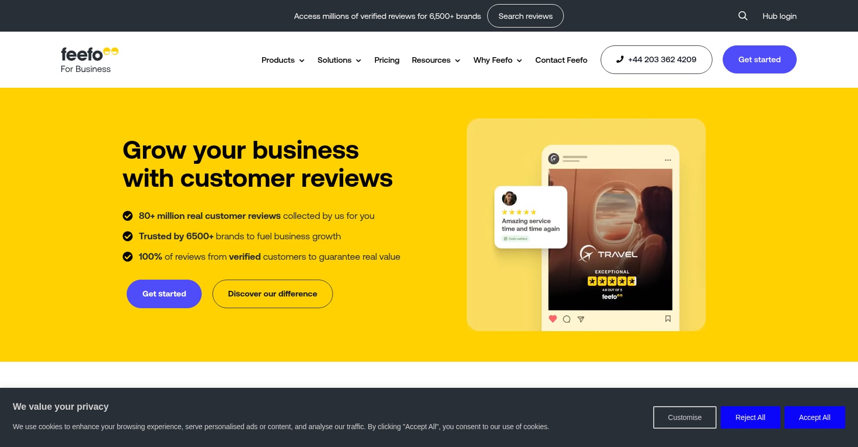 Feefo Screenshot