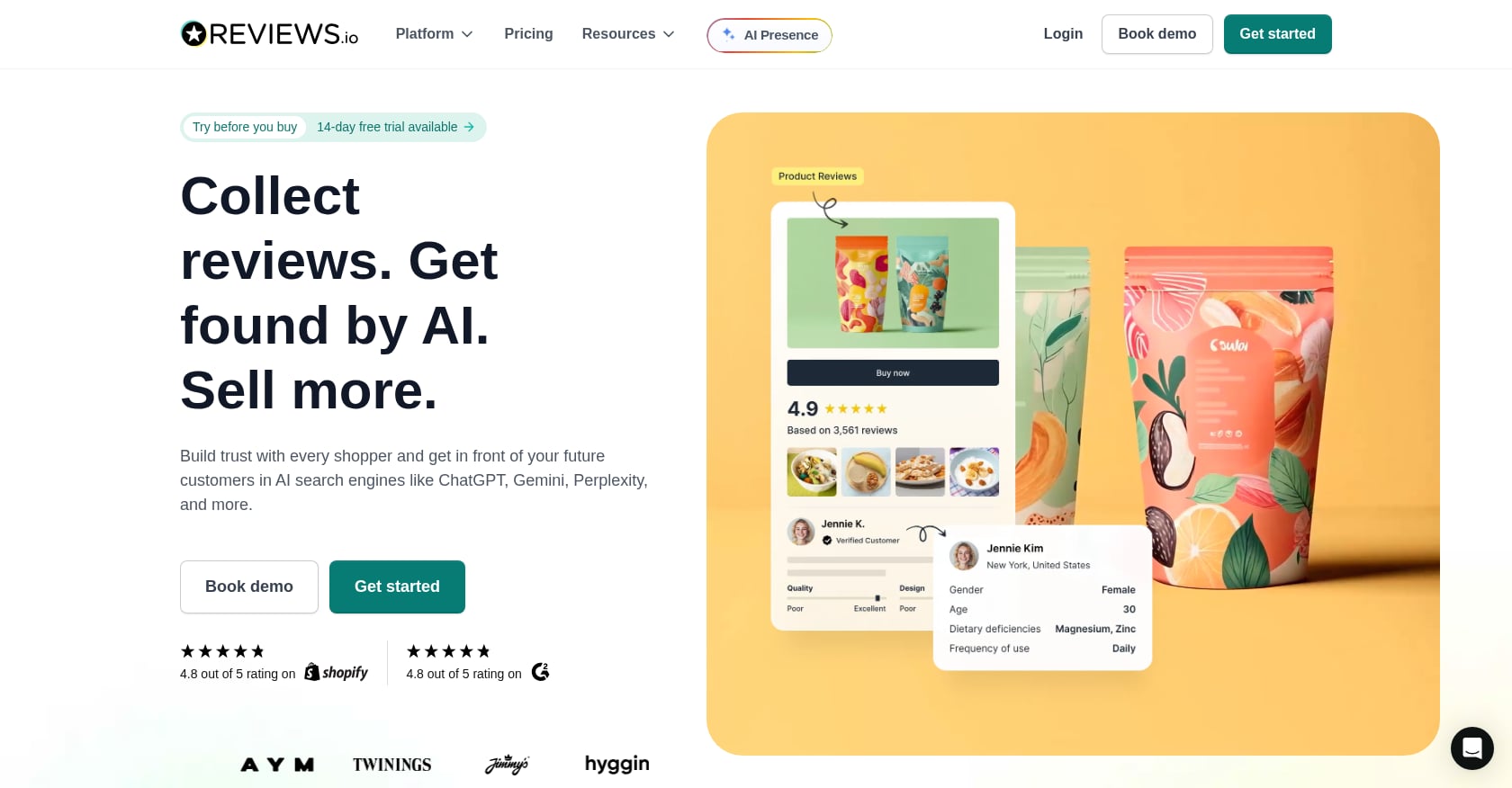 Reviews.io Screenshot