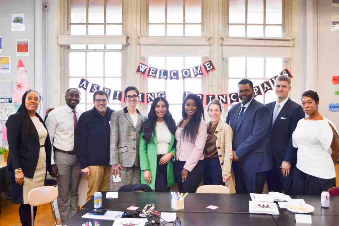 Group of aspiring principals welcomed at a school event