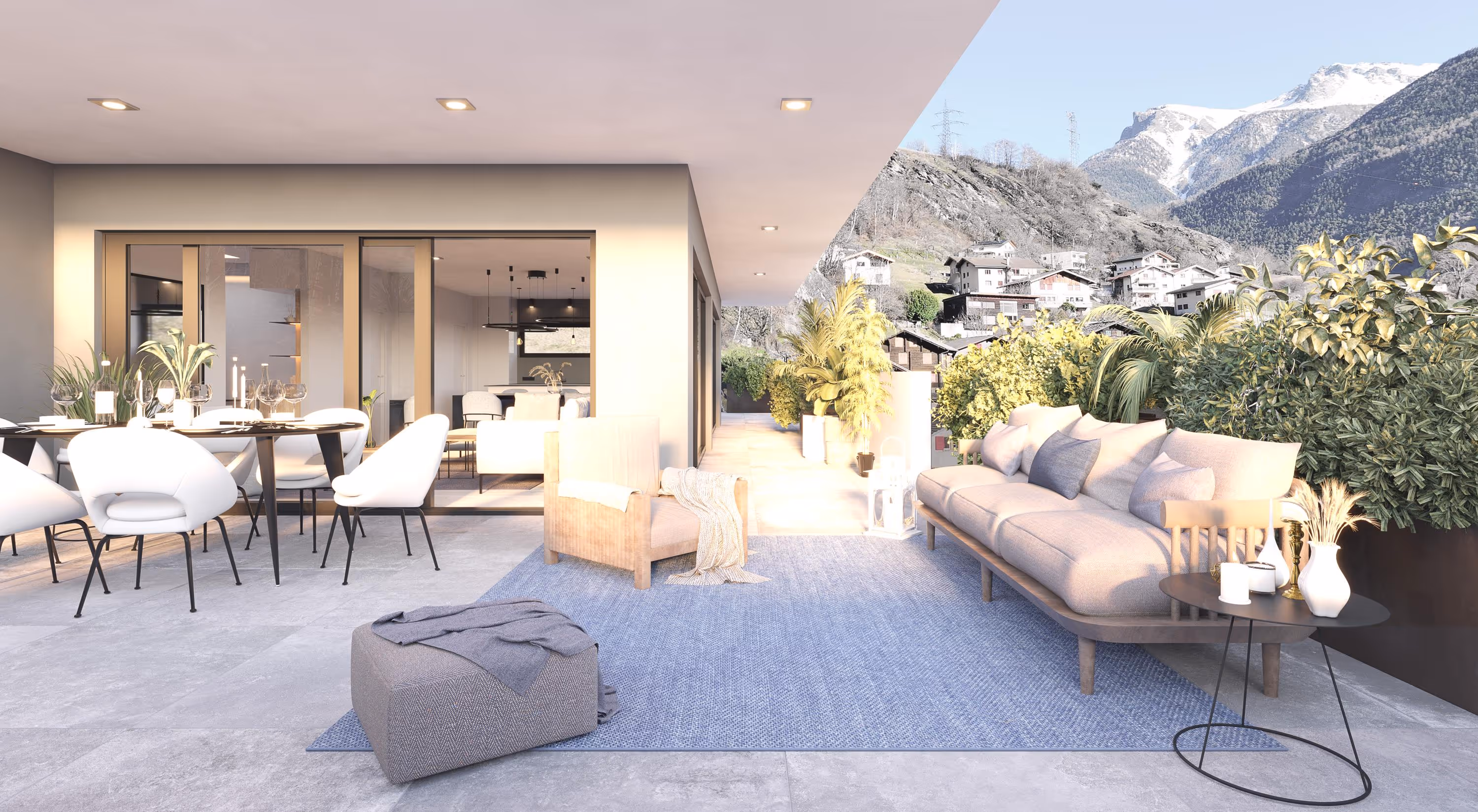 Visualisierung Terrasse