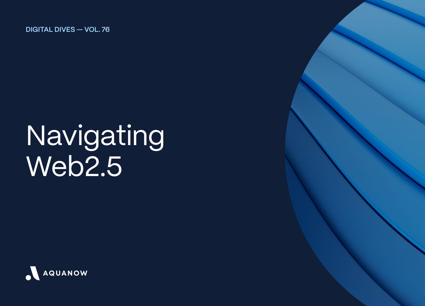 Navigating Web2.5 — Digital Dives  Vol. 76