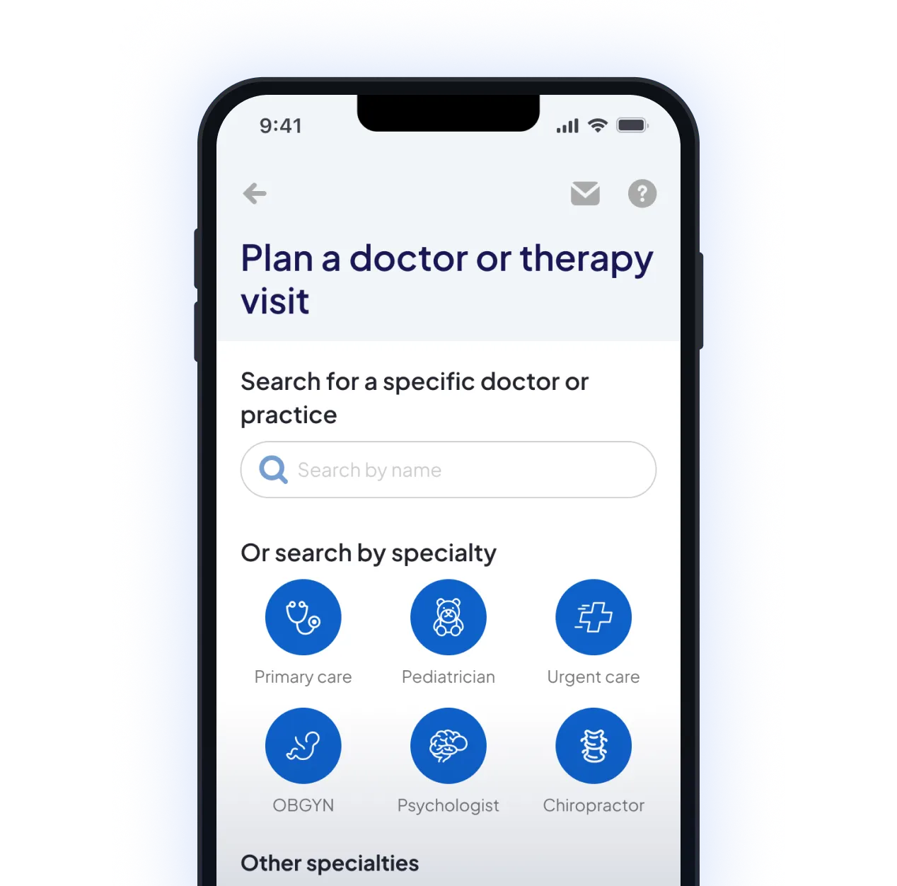 Mobile app screen showing primary care providers in Columbus, OH with ratings, earnings, and payment info.