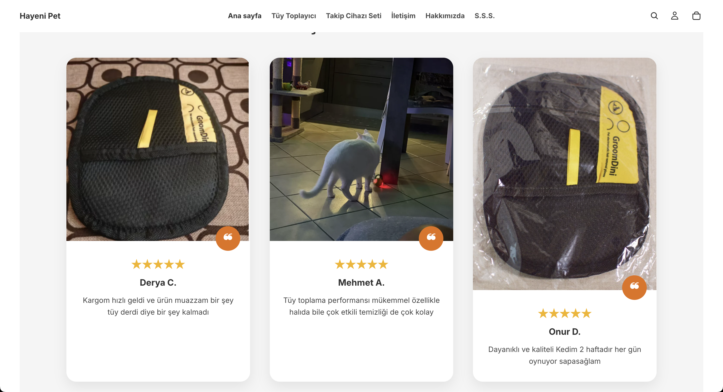 Testimonials Section