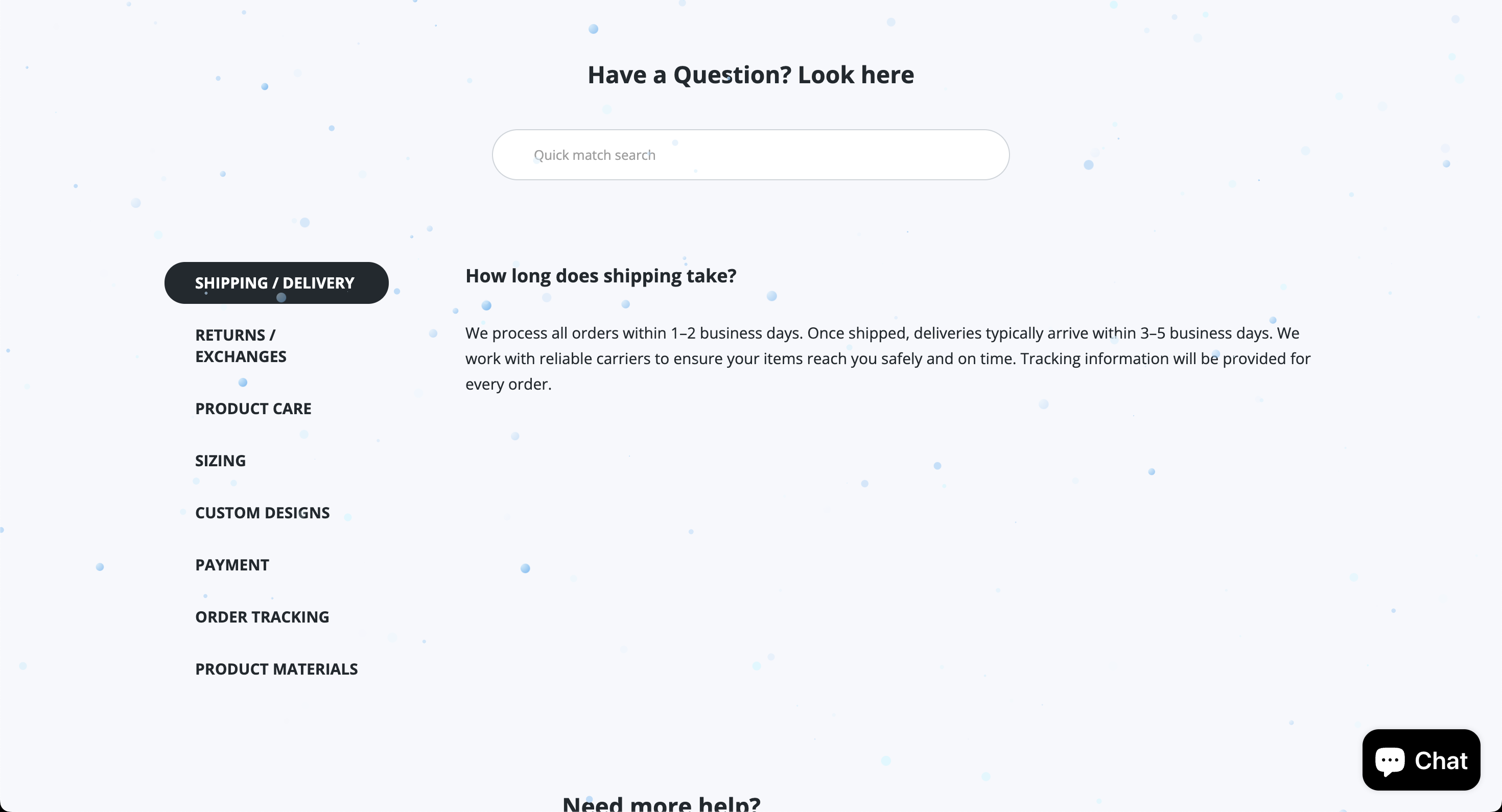 Pawshion Boutique trust section