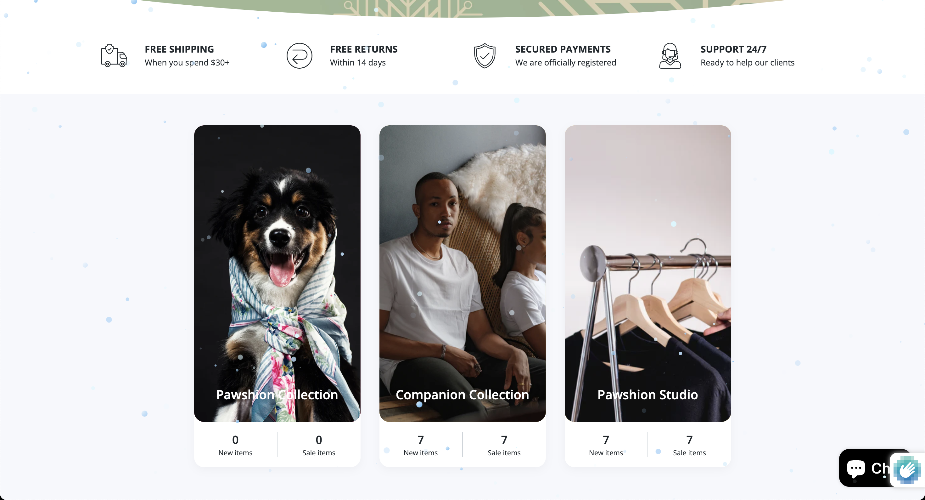 Pawshion Boutique product showcase