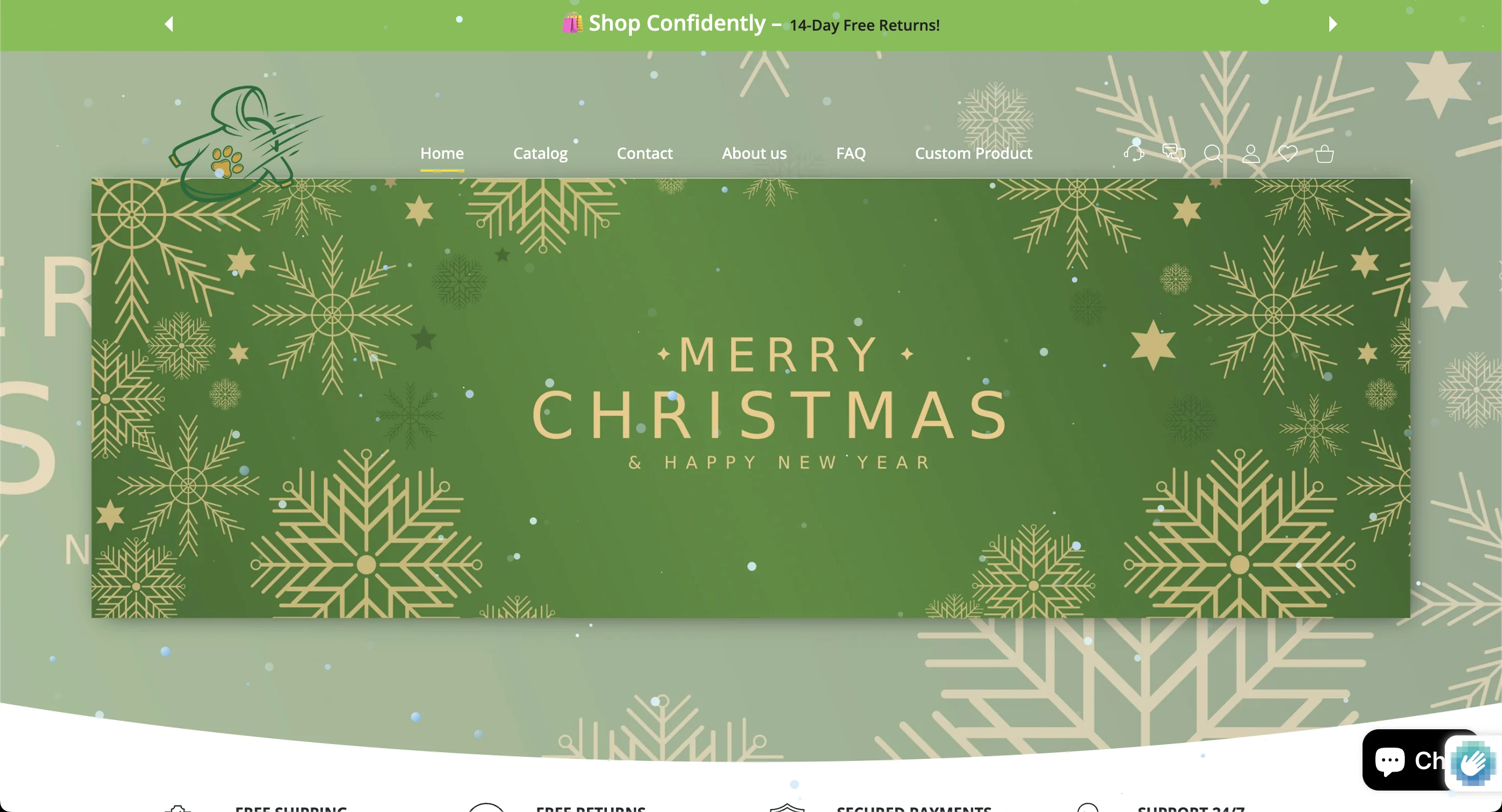 Pawshion Boutique Shopify seasonal hero experience for fashion collection discovery
