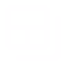 White icon of stacked documents with a header and two columns below on a transparent background.