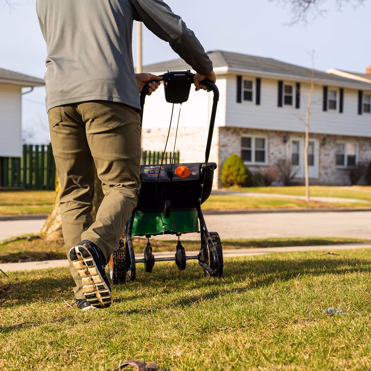 lawn aeration service for thicker turf and better nutrient absorption