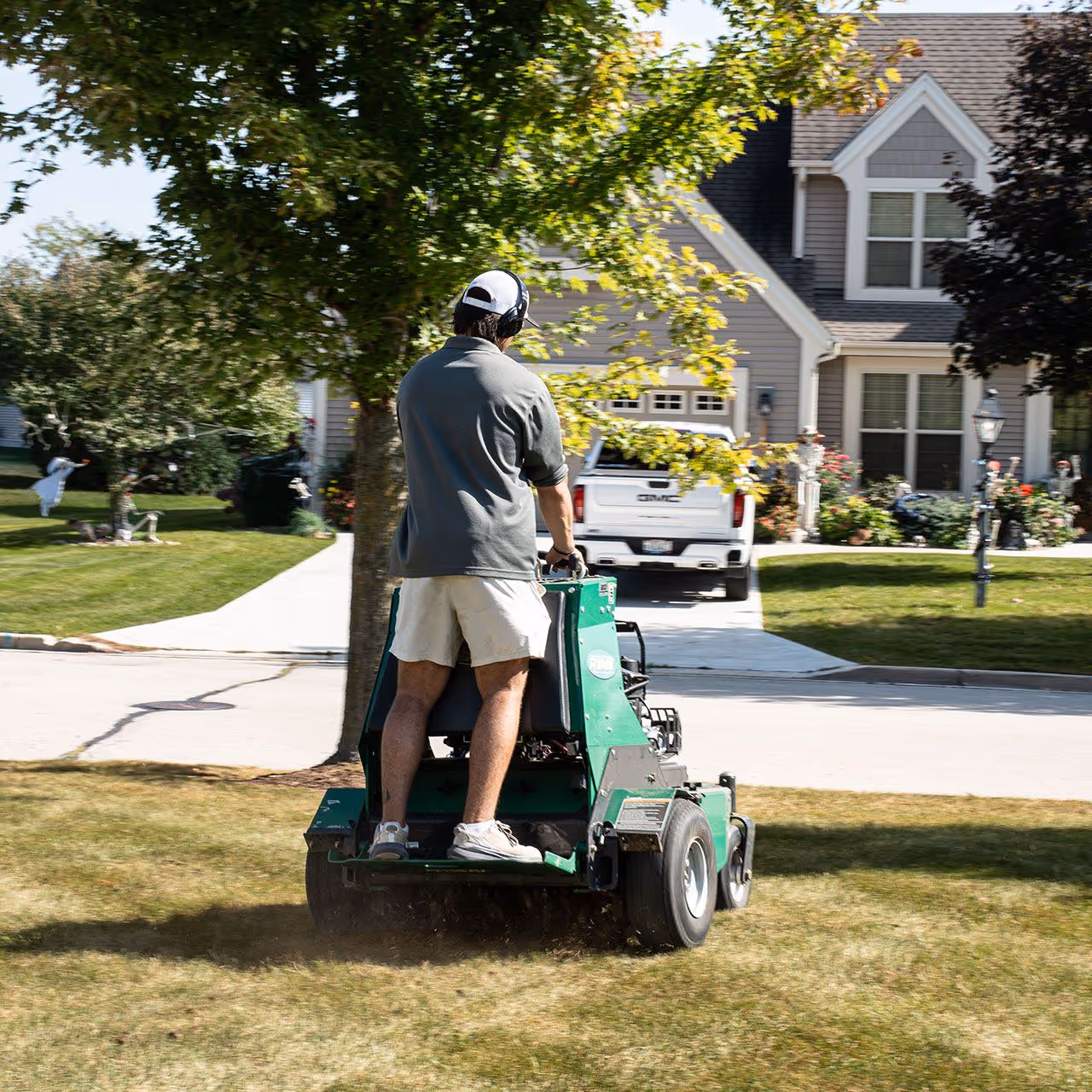 core aeration services near me to improve soil health and lawn growth