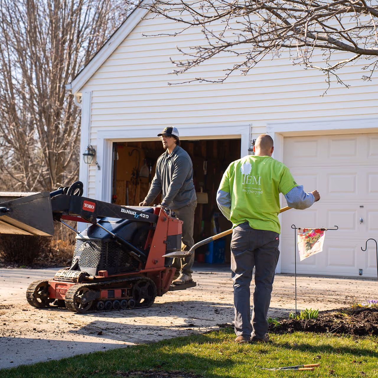 bush and shrub trimming for clean landscape appearance