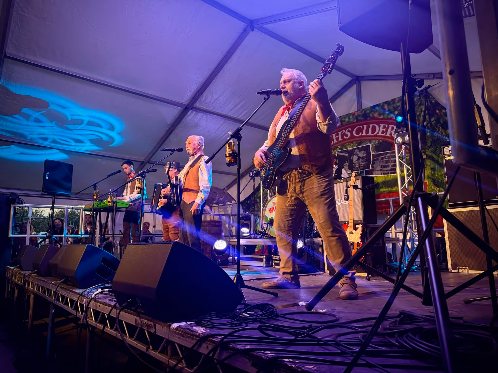 People celebrating Somerset Day.