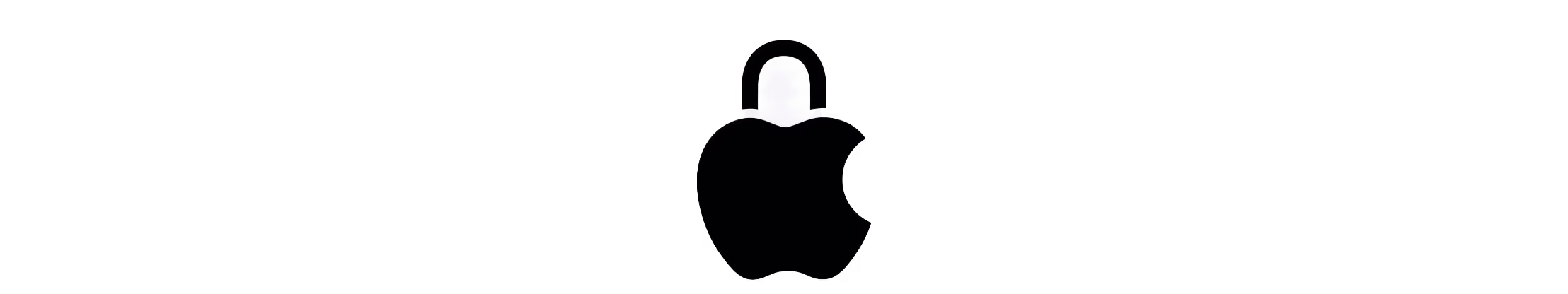An Apple logo lock.