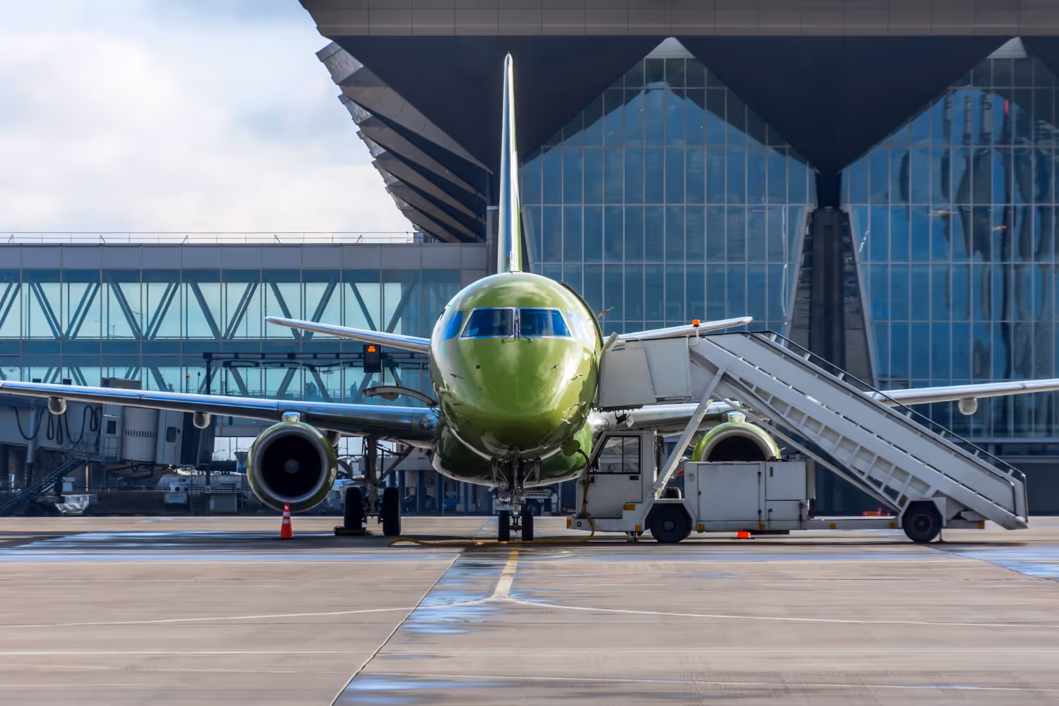 Green plane.