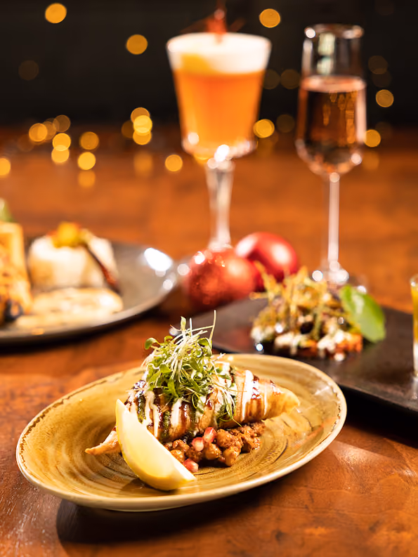 Sharing plates and cocktails at Doolally