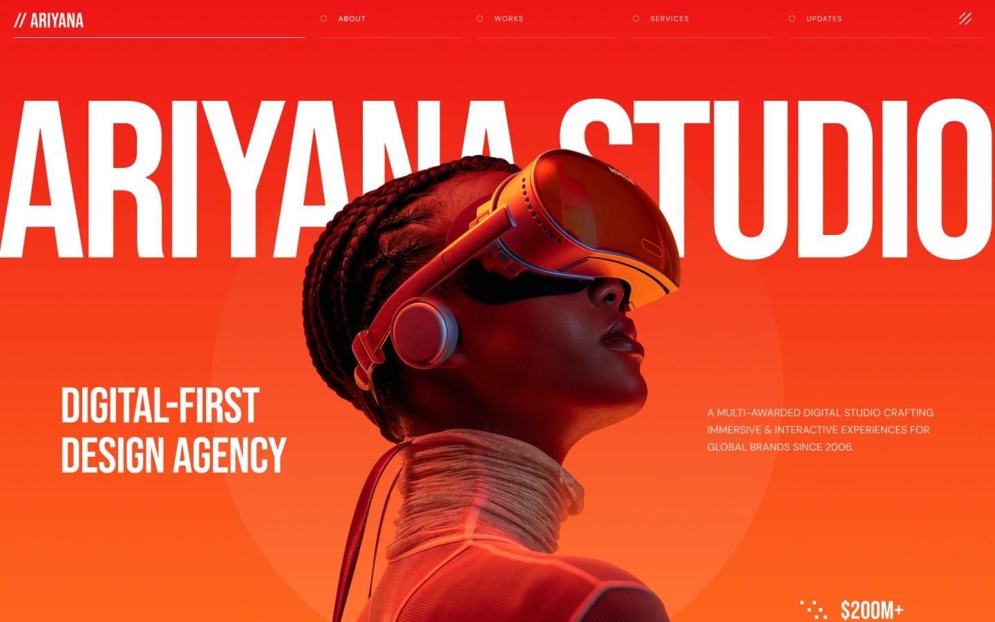 Ariyana Website Page Template for Webflow
