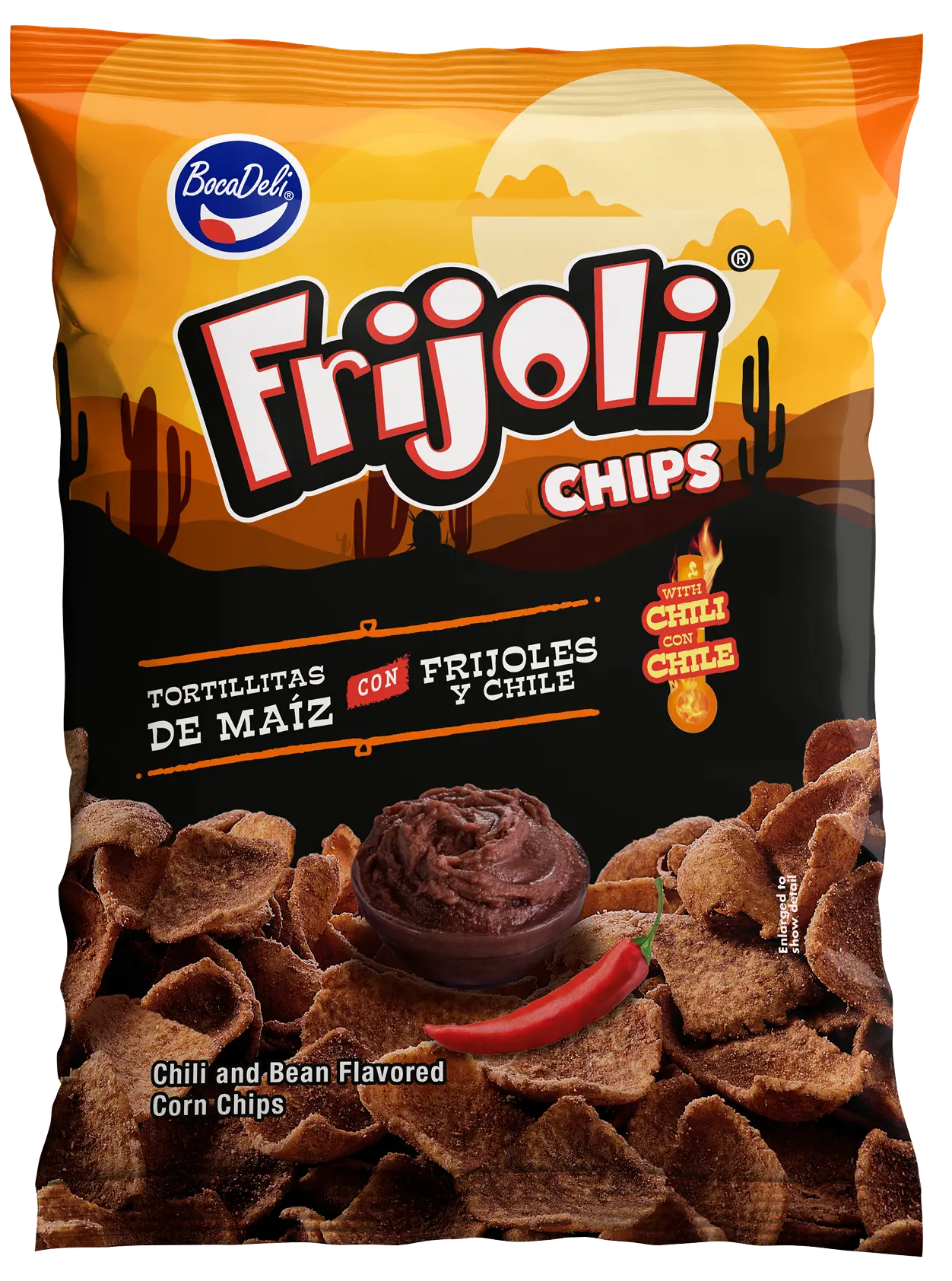 Frijoli Chips With Chili