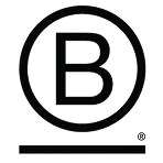 B Corp certification logo.