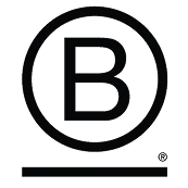 B Corp certification logo.