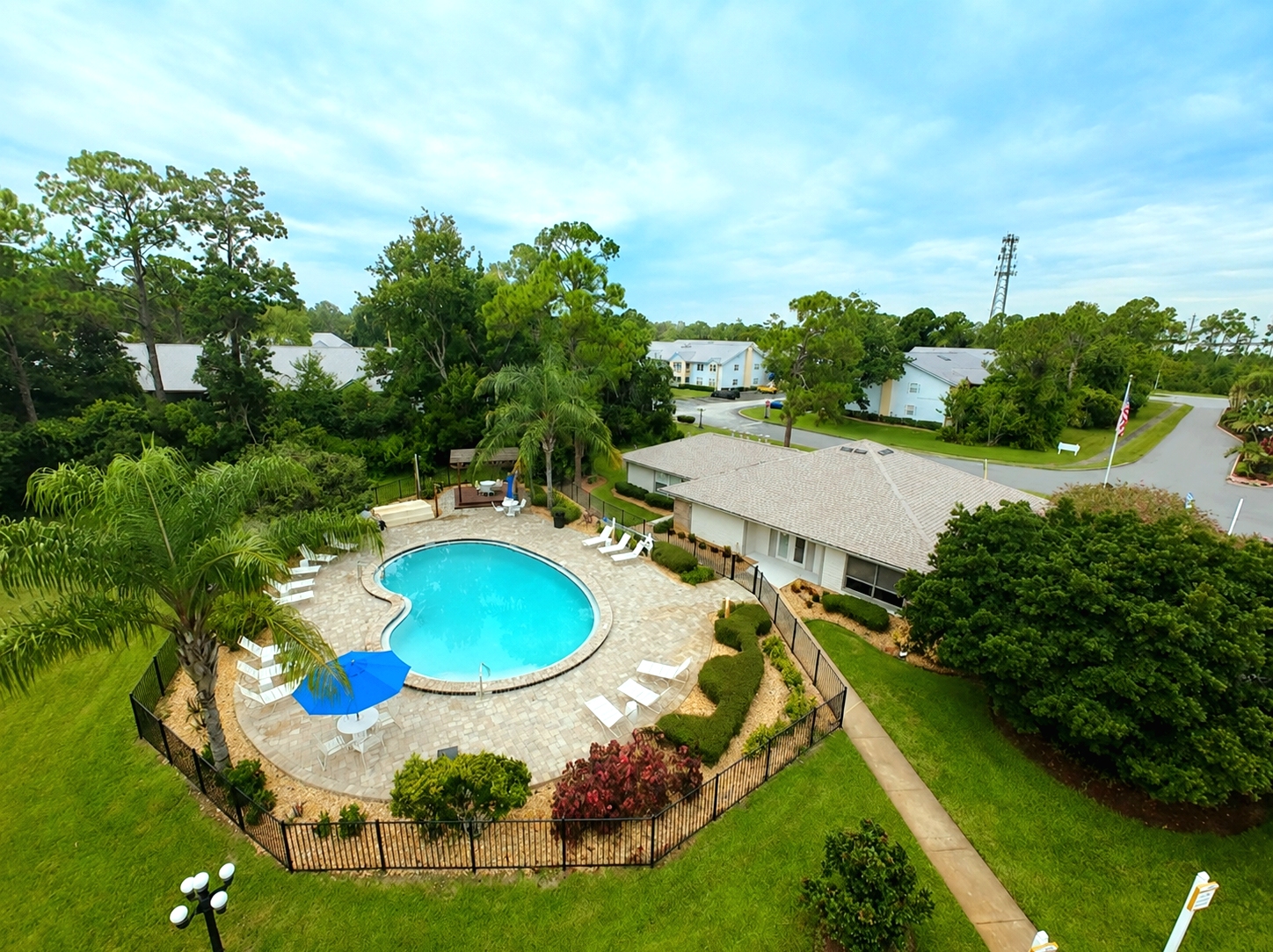 Aerial photo of property