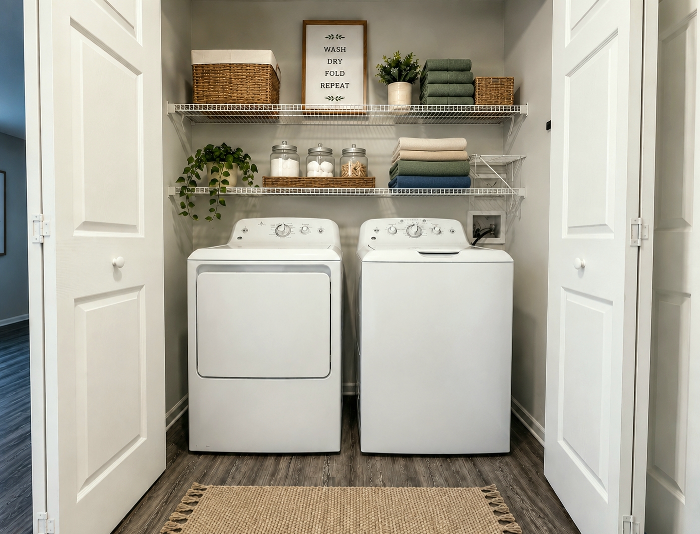 Washer and dryer