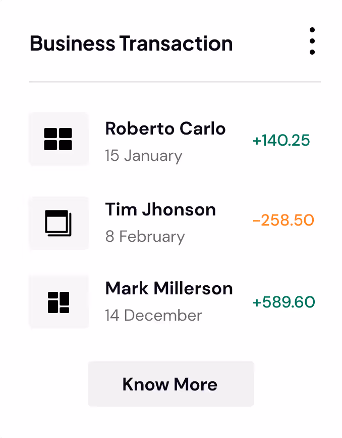 Business Transaction