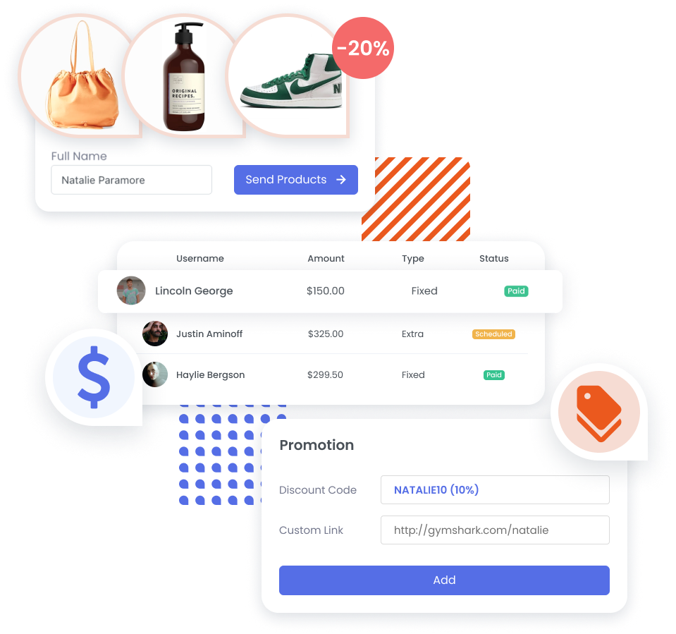 Influencer Hero Automating Product Send-out and Payment Process