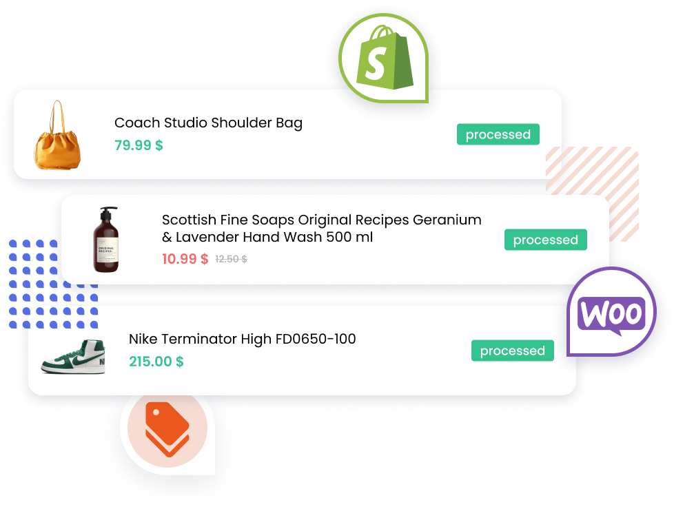 Image Showing Shopify Products Order Procession