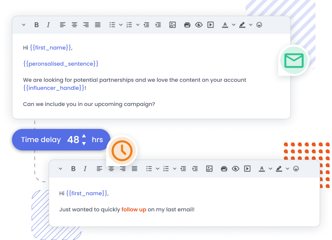 Follow Up Emails with Influencer Hero