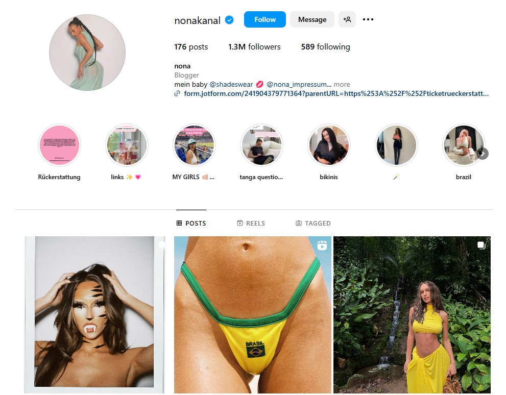 <img src="nonakanal-german-instagram-influencer" alt="Nona German Instagram Influencers">