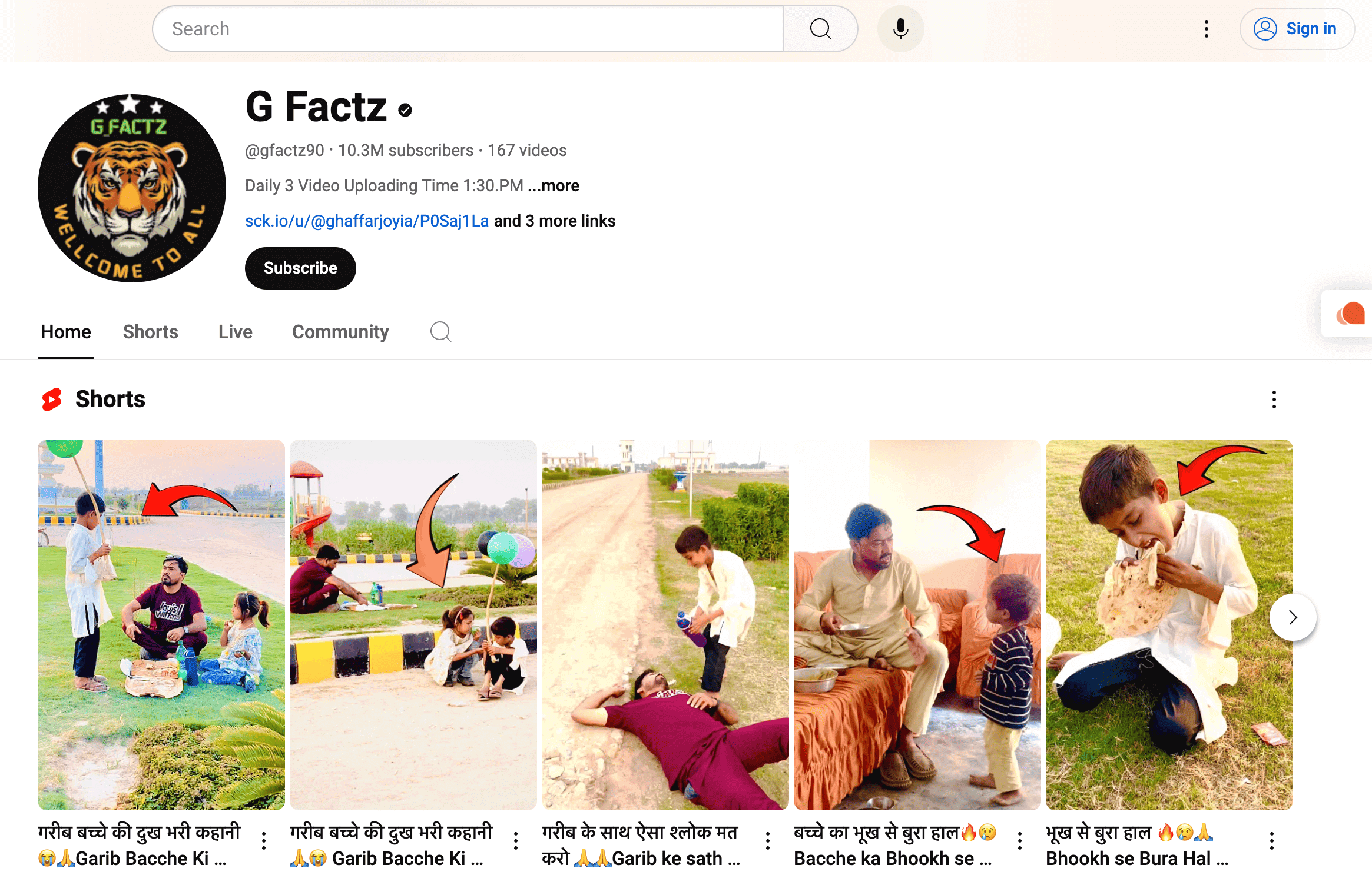 <img src="gfactz-youtube-pakistan" alt="G Factz youtube influencer pakistan">