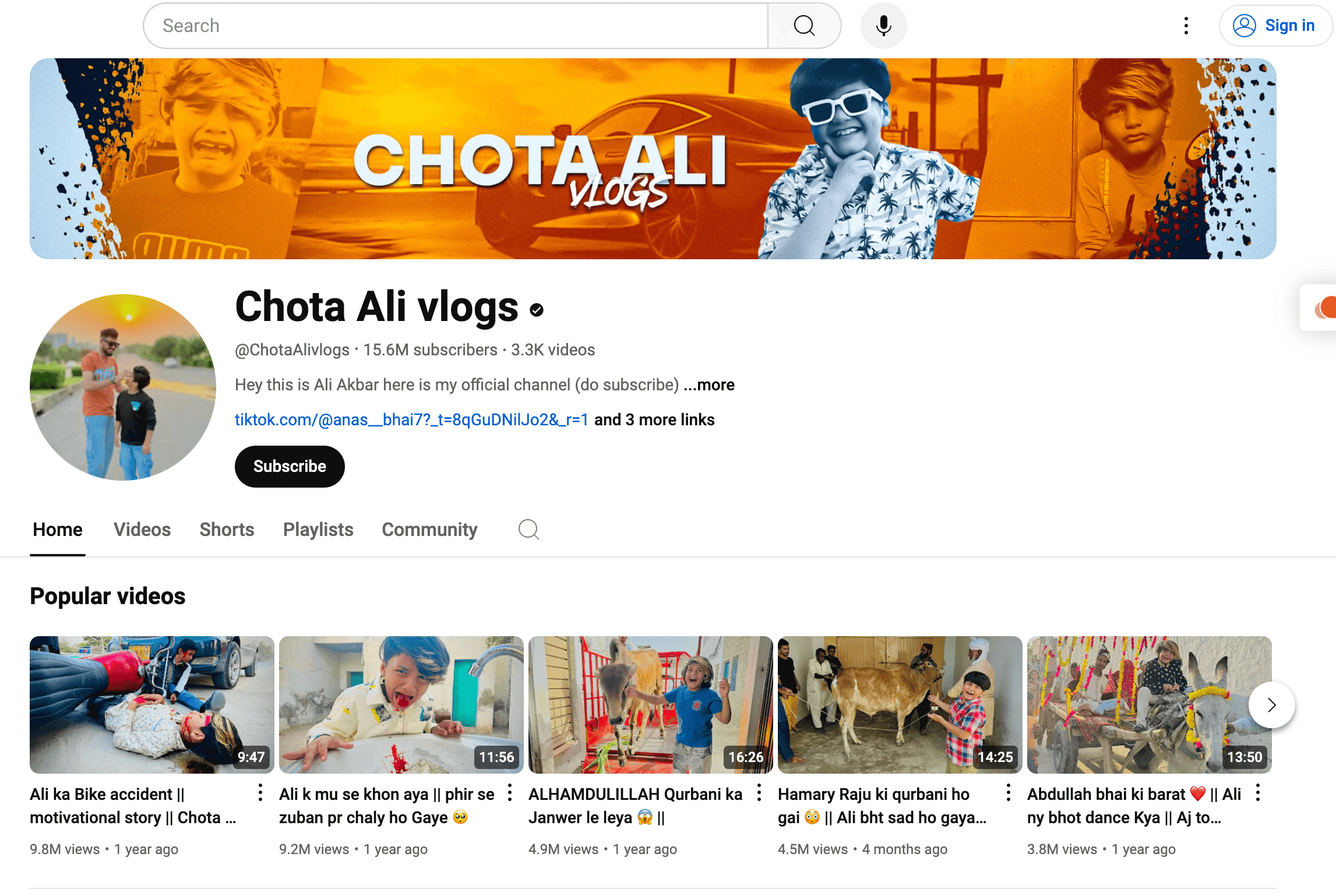 <img src="chota-ali-youtube-pakistan" alt="Chota Ali Vlogs youtube influencer pakistan">