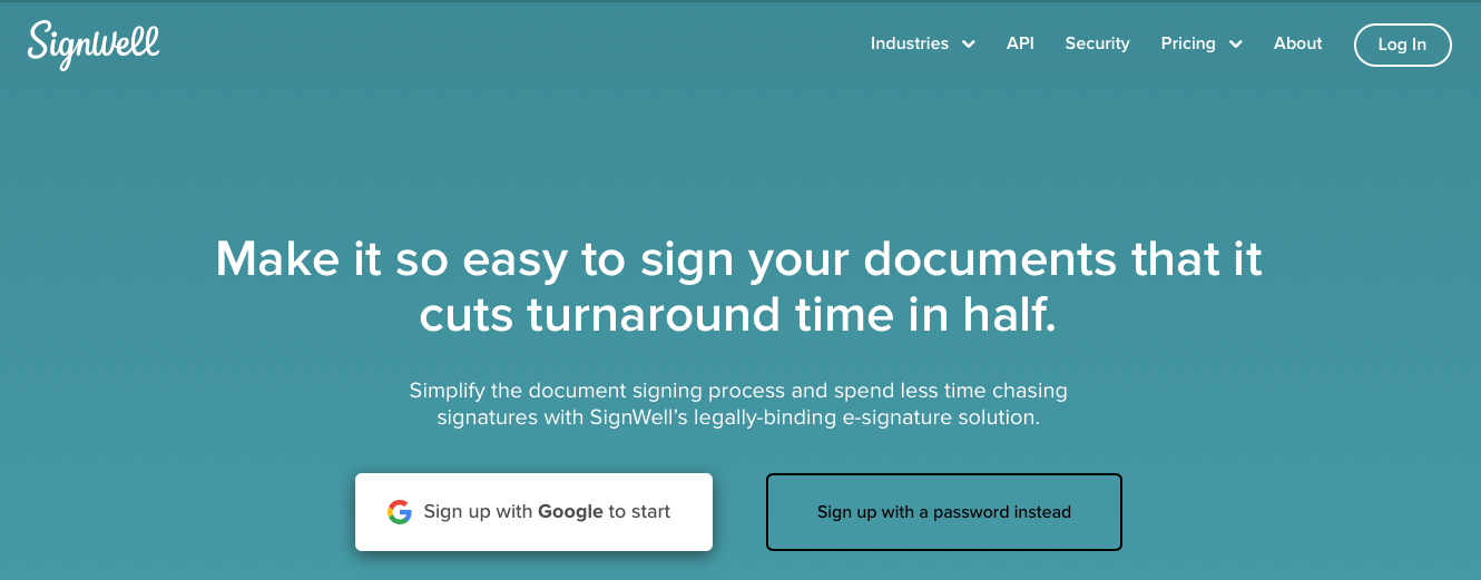 <img src="signwell-overview-document-signing-tools" alt="Sign Well Overview Top document signing Tools">