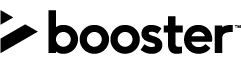 booster Logo - Black & White Version