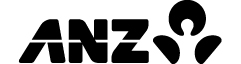 ANZ Logo - Black & White Version