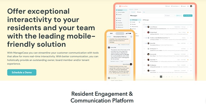 managecasa commmunications tools