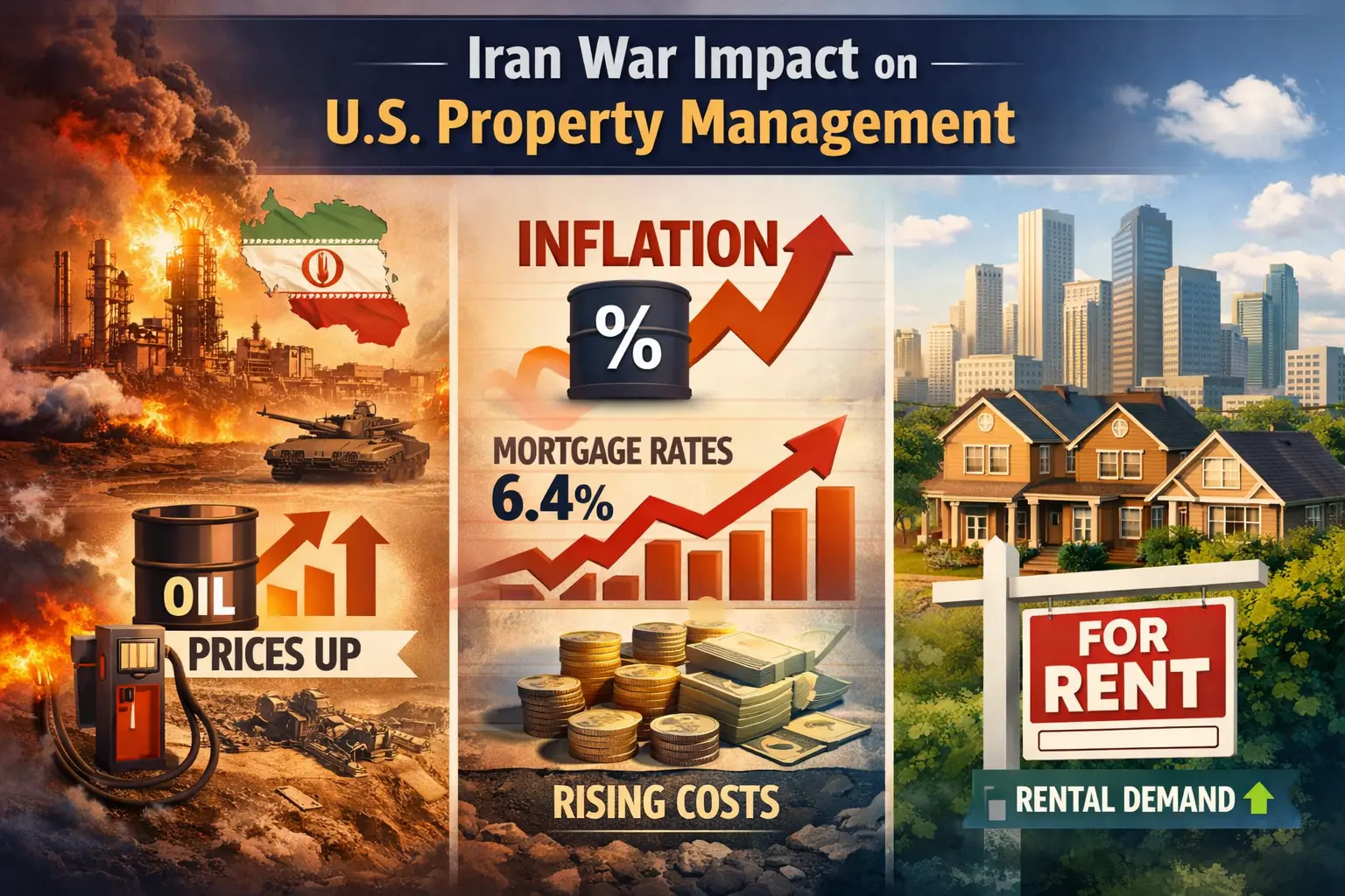 Person holding out hands comparing ManageCasa and Buildium logos, illustrating a property management software comparison.