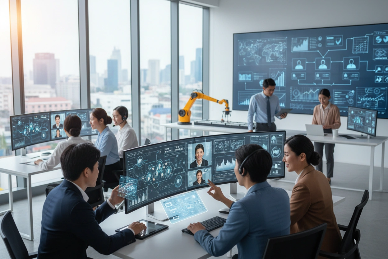 Professional image illustrating Understanding AI Business Applications