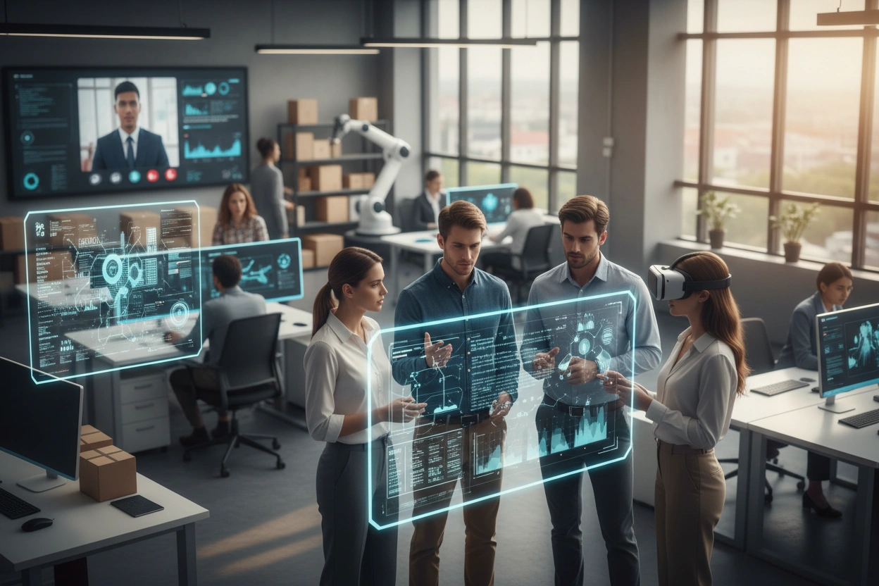 Professional image illustrating Understanding AI Business Applications