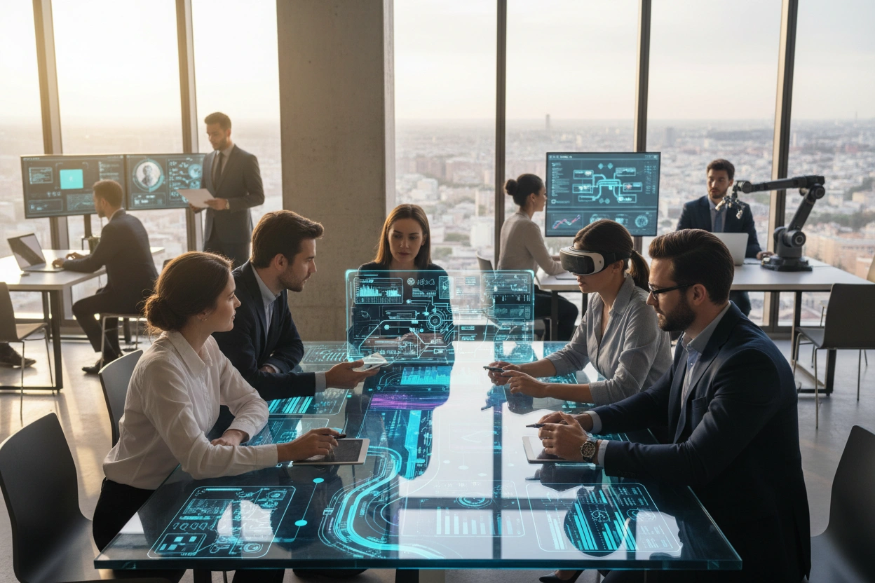 Professional image illustrating AI Implementation Strategies