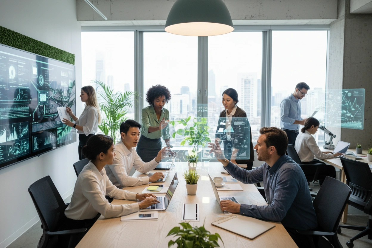 Professional image illustrating Top AI Tools for Productivity