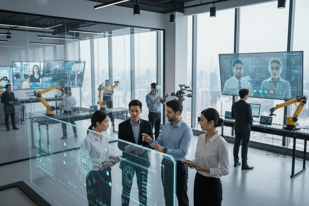 Professional image illustrating Understanding AI Business Applications