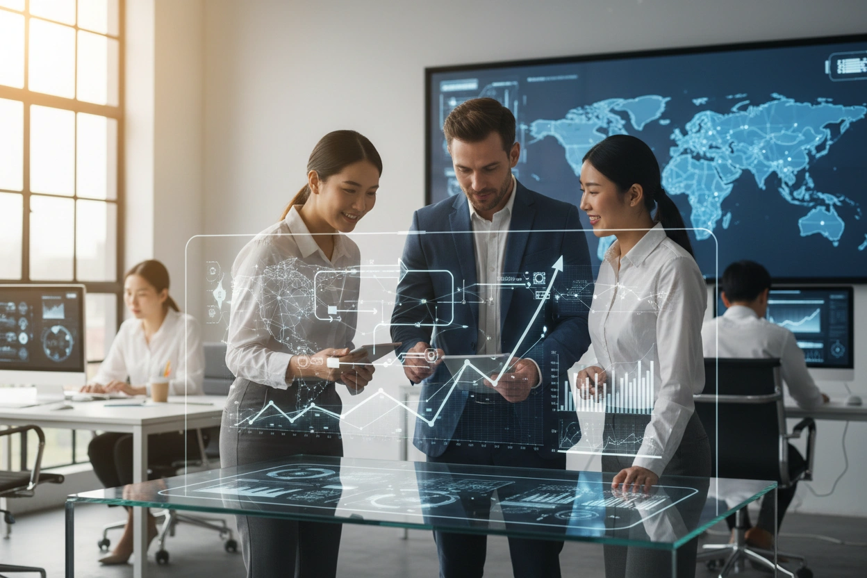 Professional image illustrating Machine Learning in Business: A Game Changer