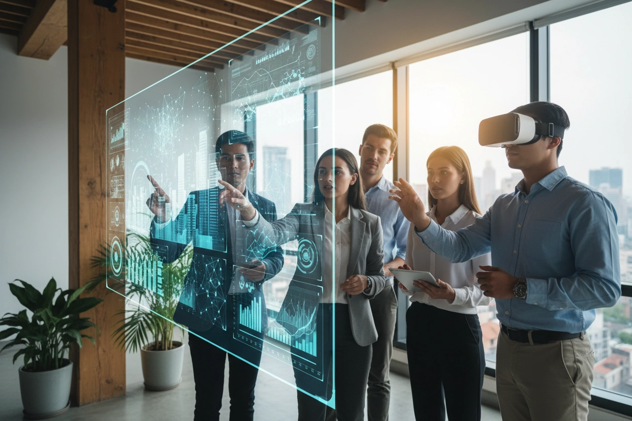 Professional image illustrating Understanding AI Business Applications