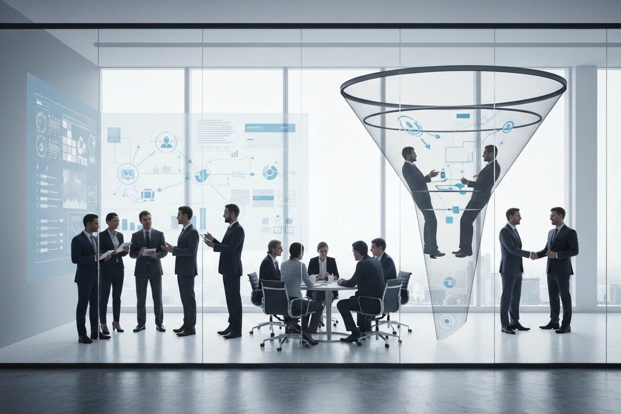 Professional image illustrating Sales Funnel Optimization