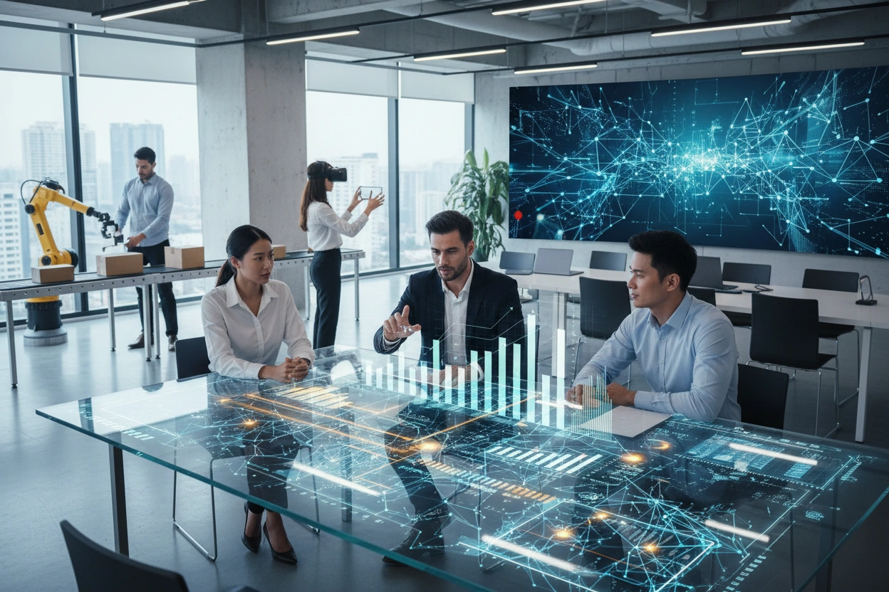 Professional image illustrating Understanding AI Business Applications