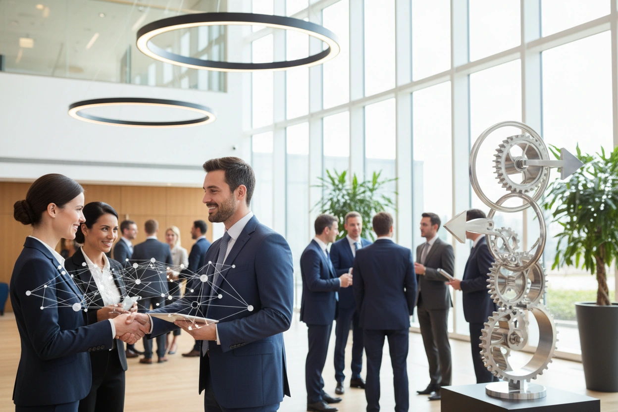 Professional image illustrating Lead Generation Tactics for B2B Networking