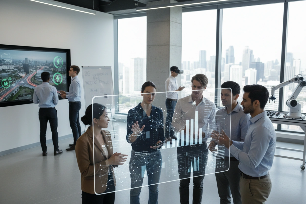 Professional image illustrating Understanding AI Business Applications