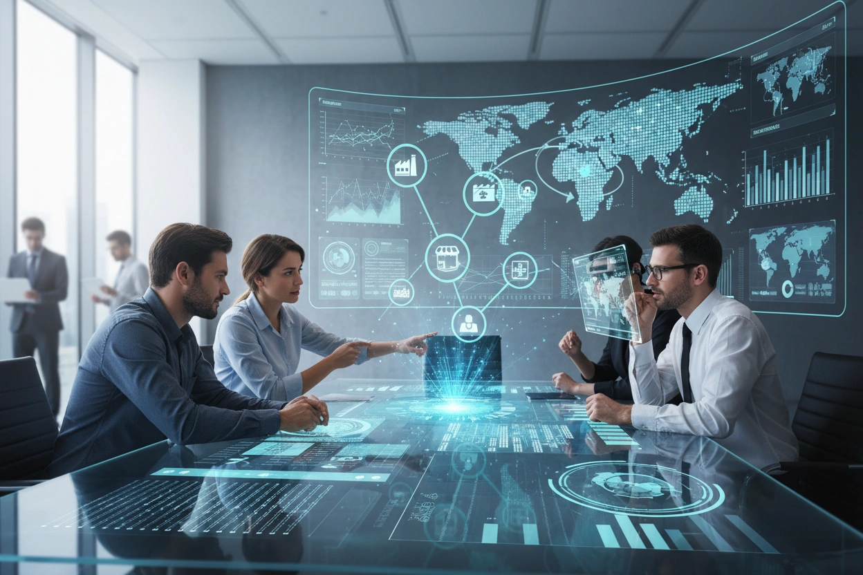 Professional image illustrating Understanding AI Business Applications