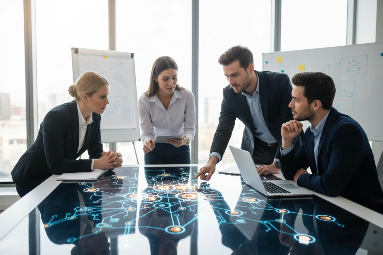 Professional image illustrating Digital Marketing Techniques for B2B