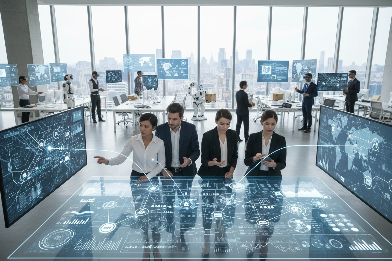 Professional image illustrating Understanding AI Business Applications